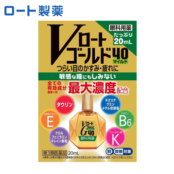 ROHTO 樂敦製藥 Gold40舒適齡眼藥水