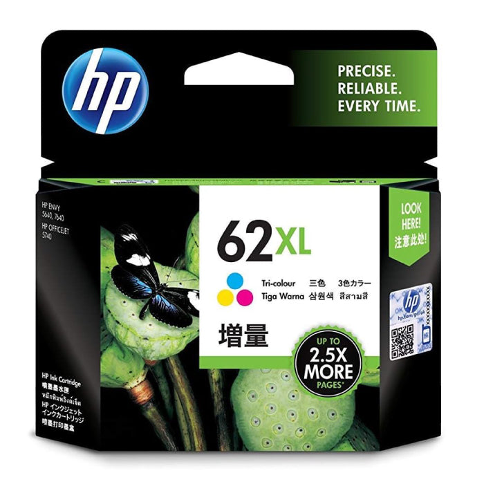 HP 惠普 HP62XL 原廠墨水匣 彩色/黑色