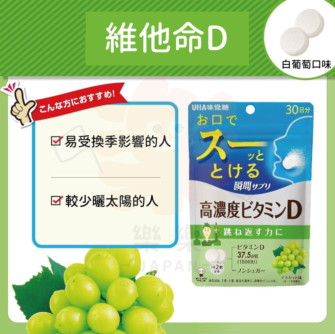 UHA 味覺糖 30日份 瞬間速溶口含片