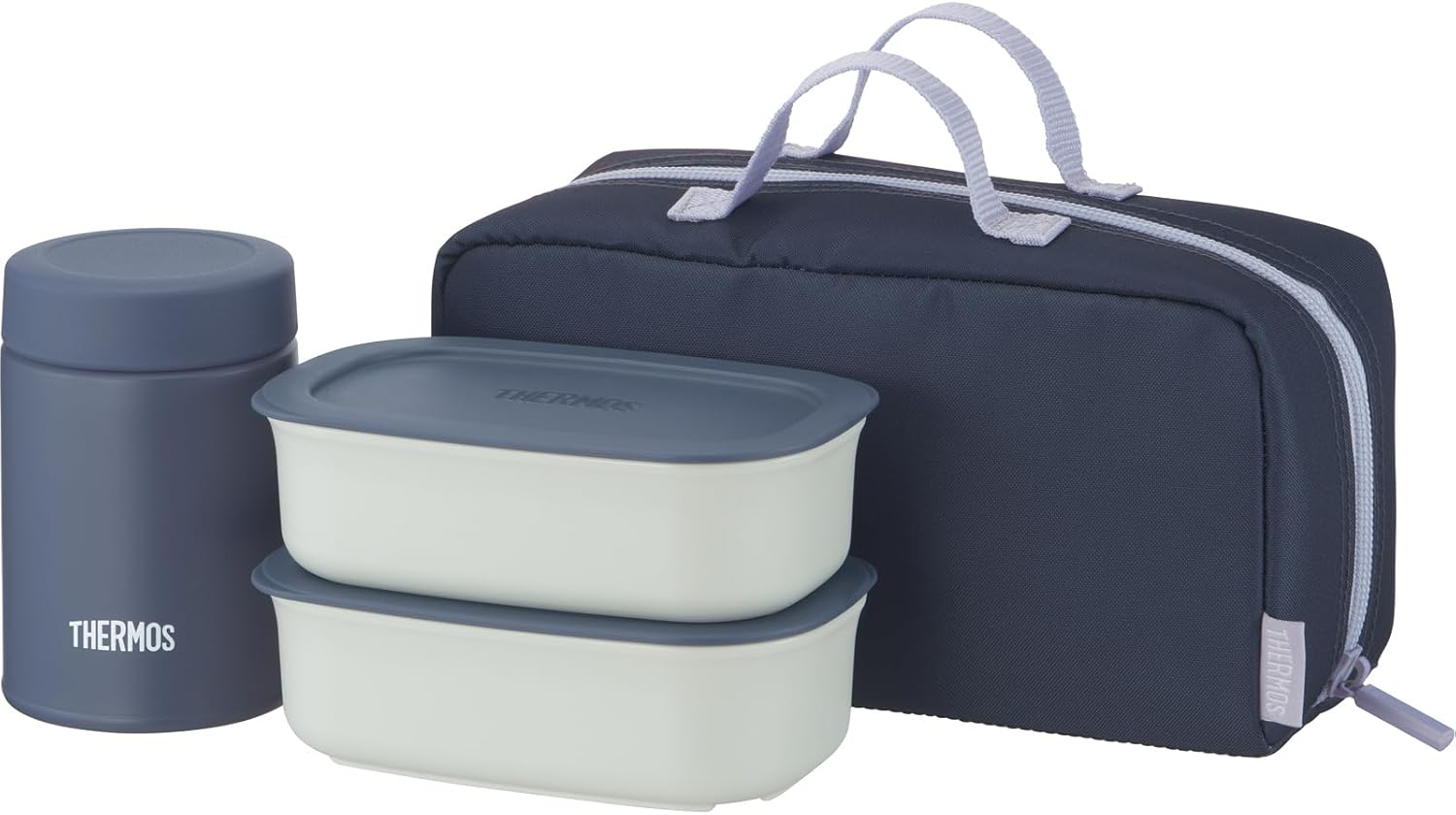 樂樂JAPAN日本代購｜THERMOS 膳魔師800mL/1000mL 便當盒組JEH-800/1000