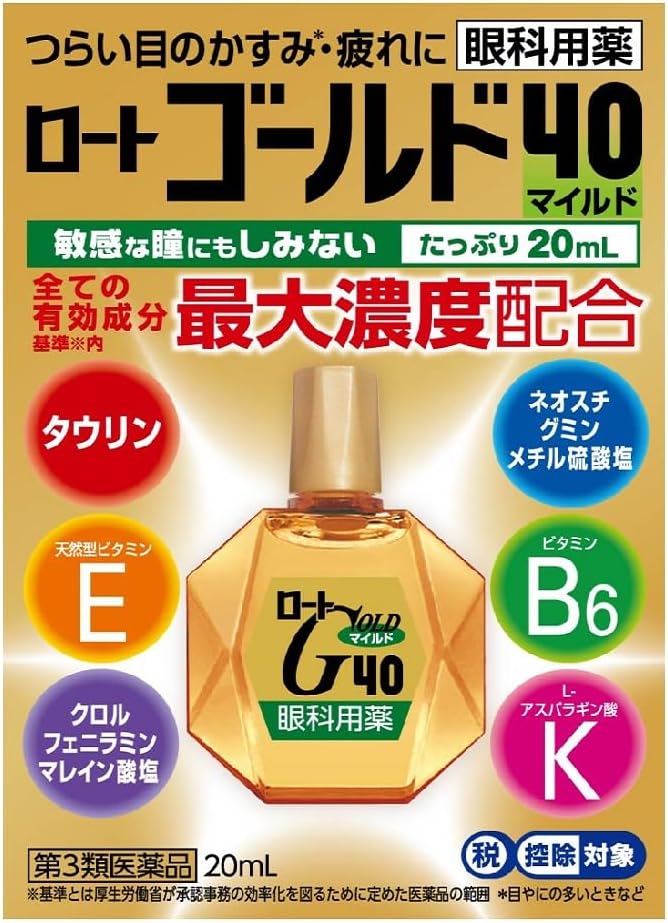 ROHTO 樂敦製藥 Gold40舒適齡眼藥水