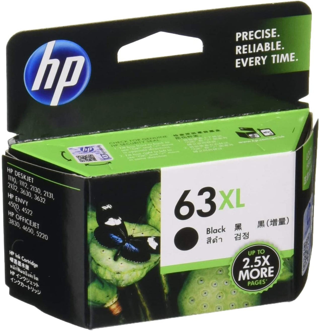 HP 惠普 原廠增量墨水匣 63XL