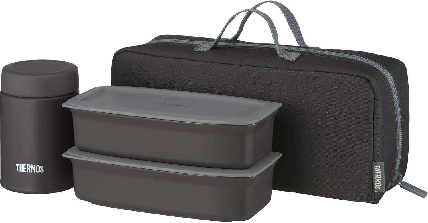 樂樂JAPAN日本代購｜THERMOS 膳魔師800mL/1000mL 便當盒組JEH-800/1000