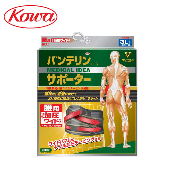 KOWA 興和 Vantelin 萬特力 腰部護具 強化加壓型