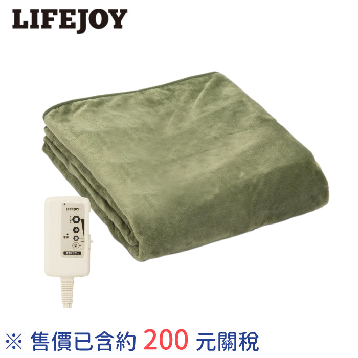 LIFEJOY 法蘭絨電熱毯 JCBR803 日本製