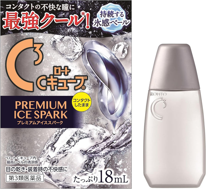 ROHTO 樂敦製藥 C3樂敦清隱形眼鏡對策系列眼藥水 18mL