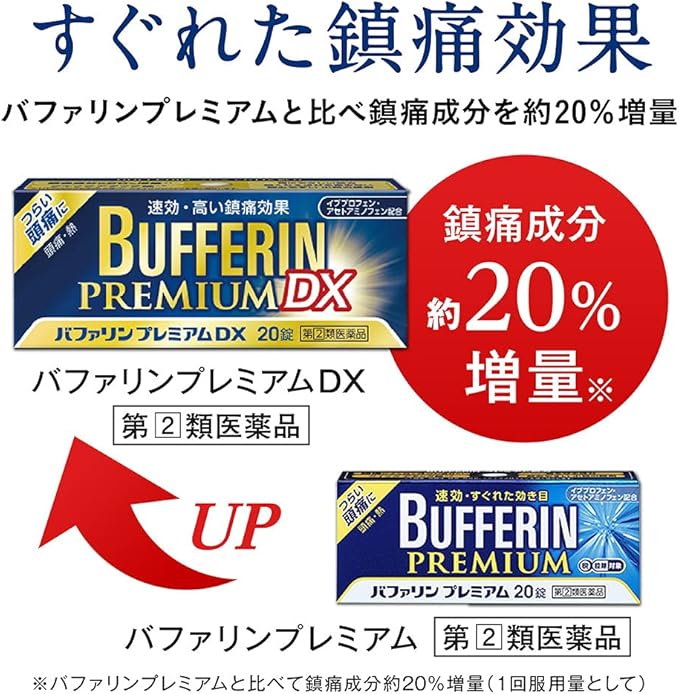 Lion 獅王 Bufferin Premium DX 止痛藥 加強版 60錠