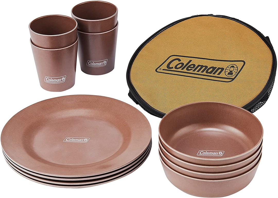 Coleman 四人份 竹野餐盤組 CM-38927