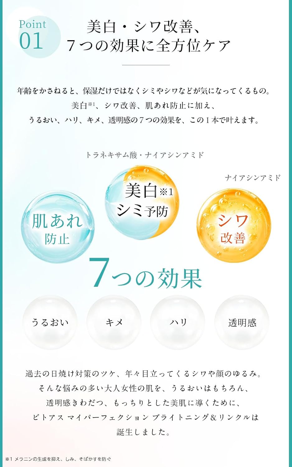 SUNTORY 三得利 蜜得絲 美白抗皺精華液