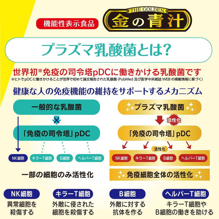 日本藥健 金の青汁 免疫CARE青汁 30包