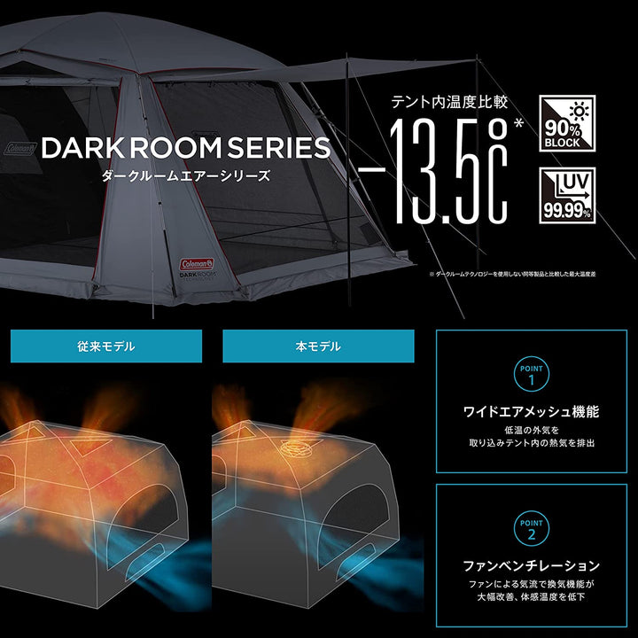 Coleman DARK ROOM系列 240+ 帳篷 CM-39088 含天幕