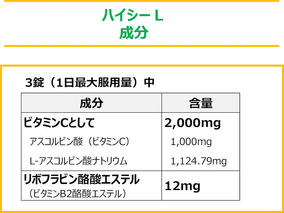 合利他命製藥 武田 愛喜C Hicee-L 錠狀