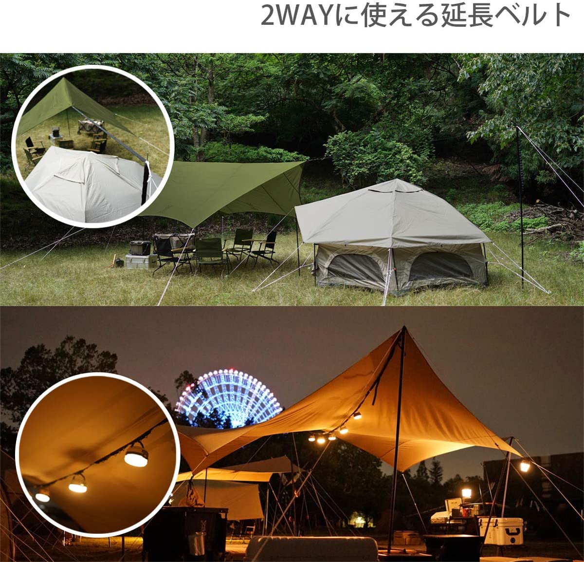 樂樂JAPAN日本代購｜DOD 營舞者ITSUKA NO TARP 六邊形天幕帳黑兔TT5