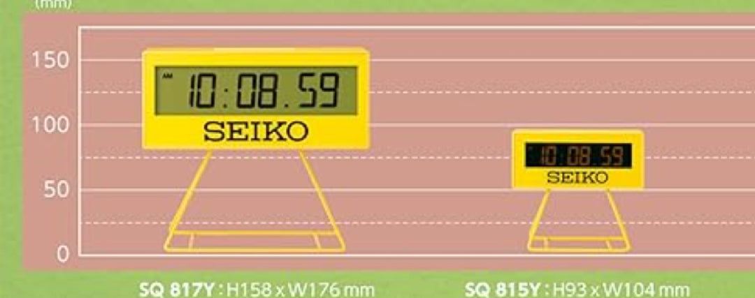 SEIKO 精工 運動計時鐘 SQ815Y SQ817Y