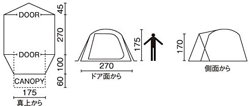 Coleman Tent BC Cross Dome 270 野營帳篷 4-5人用 2000038429