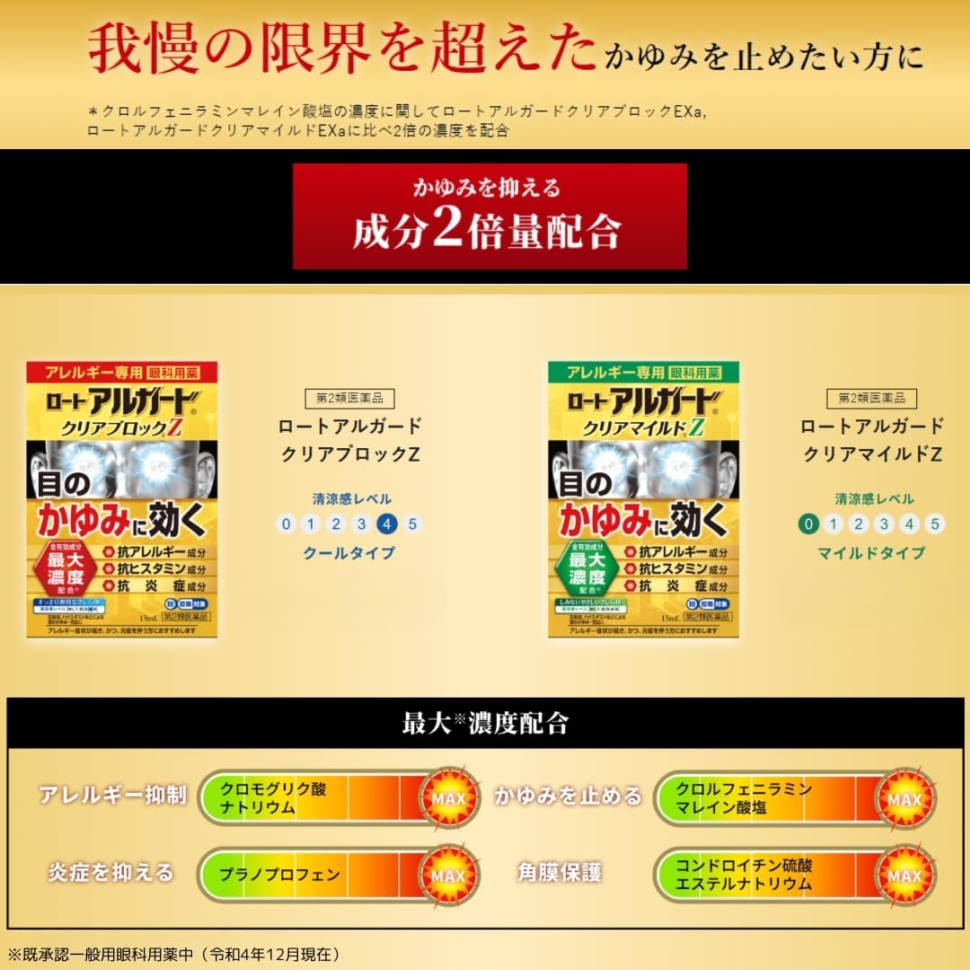 ROHTO 樂敦製藥 Alguard Z 抗過敏眼藥水 (適用中、重度過敏者)