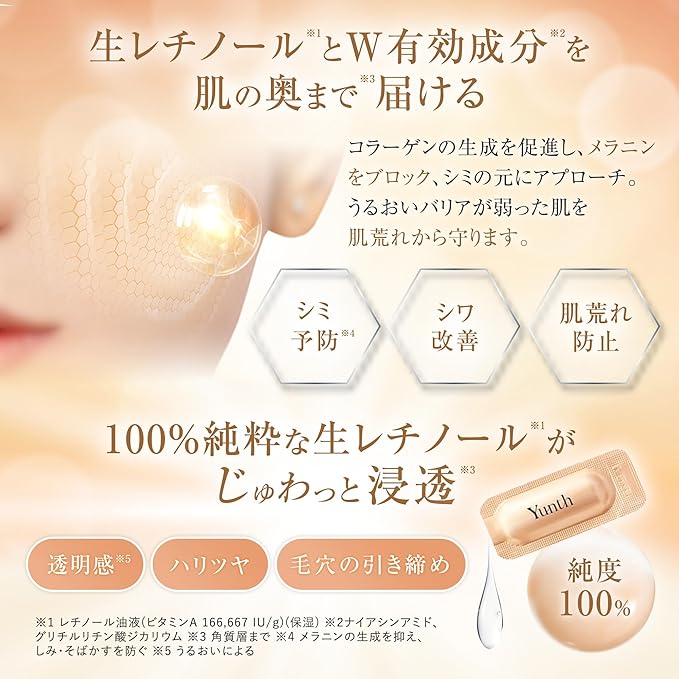 Yunth 生維C美白精華 生VA抗老精華