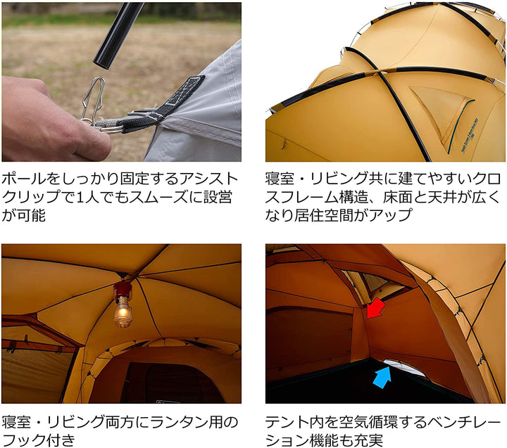 Coleman 露營帳篷 TOUGH SCREEN 2-ROOM HOUSE MDX