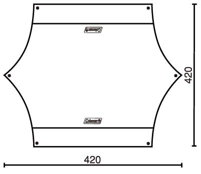 Coleman 輕量六角形天幕 II CM-38145