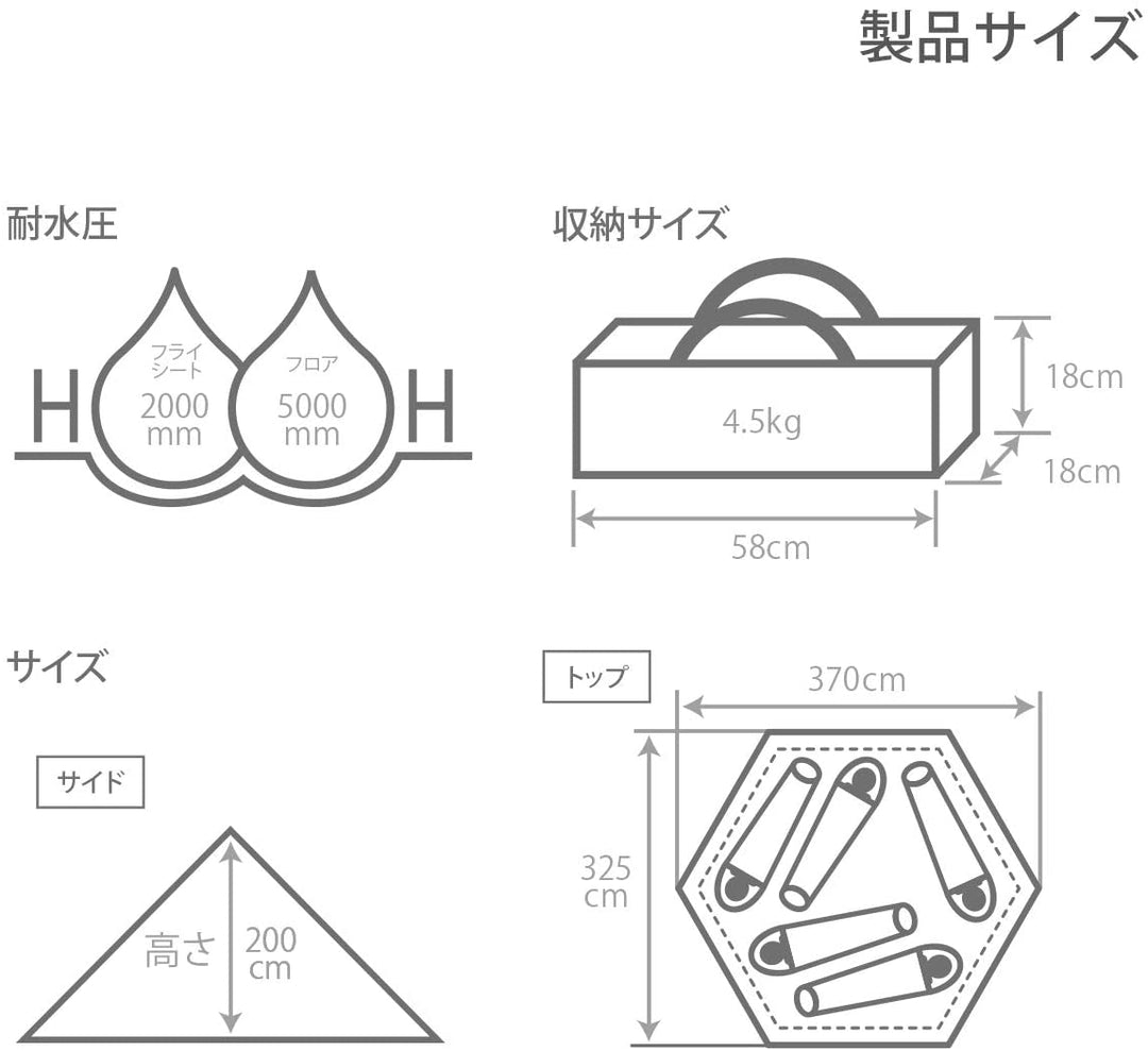 DOD 營舞者 印地安帳篷 T5-47 4-5人適用