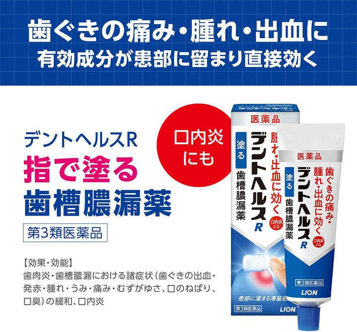 LION 獅王 Dent Health R 齒槽膿漏藥 40g