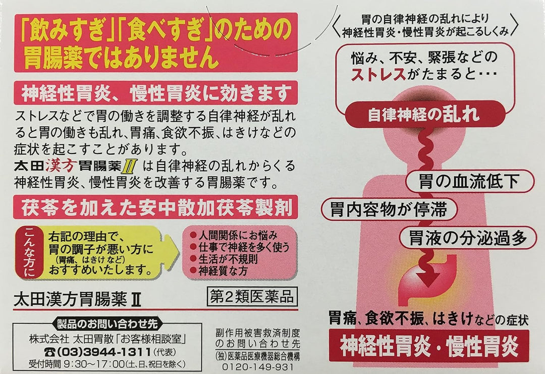 太田漢方胃腸藥Ⅱ粉末 14包/34包