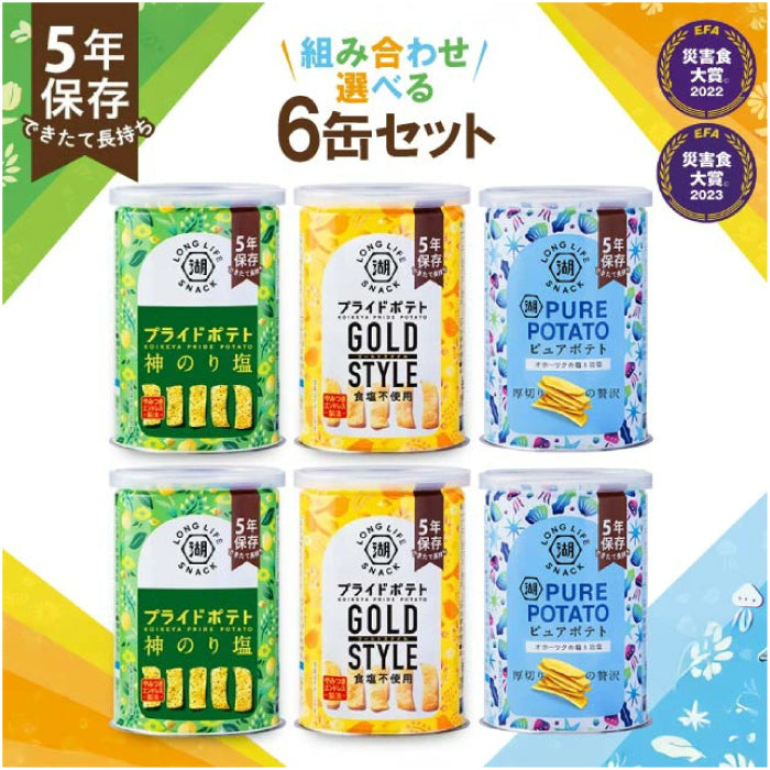 湖池屋 五年保存 罐裝洋芋片