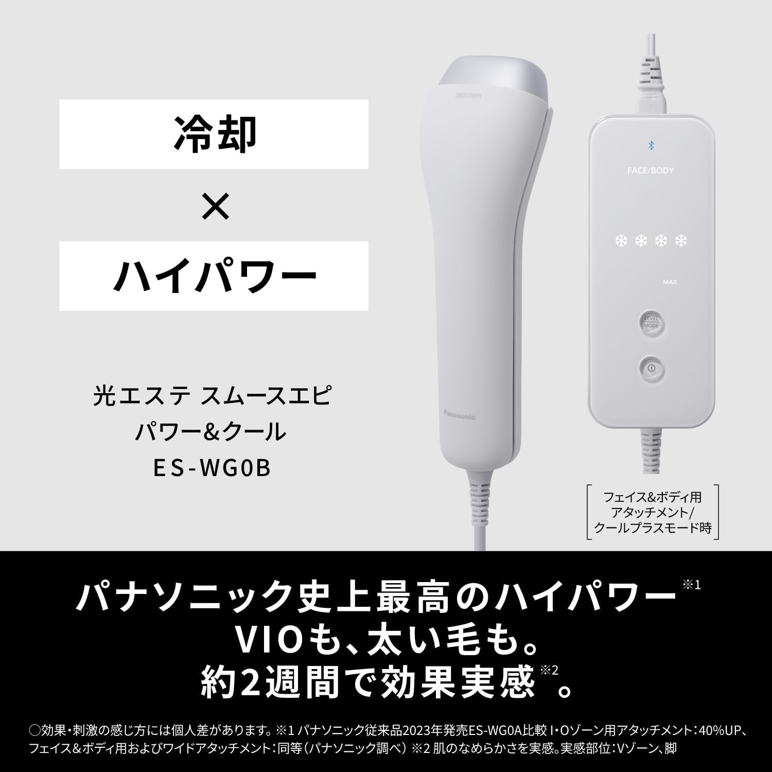 樂樂JAPAN日本代購｜Panasonic 國際牌SMOOTHEPI 美體除毛機ES