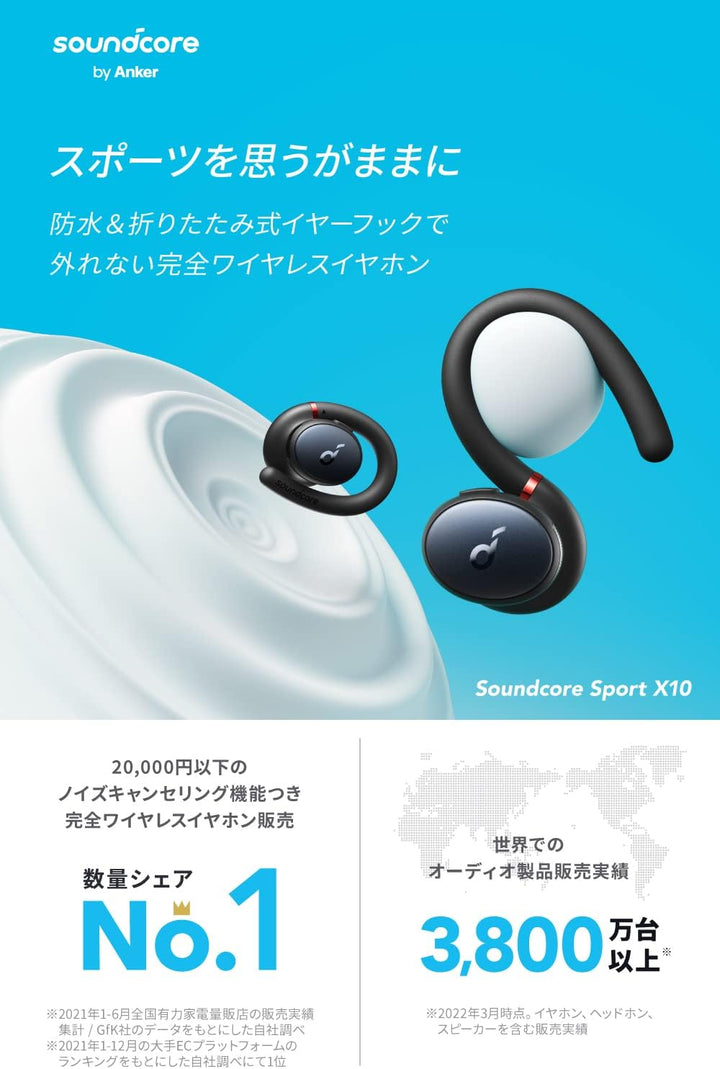 ANKER Soundcore Sport X10 耳掛式運動藍牙耳機