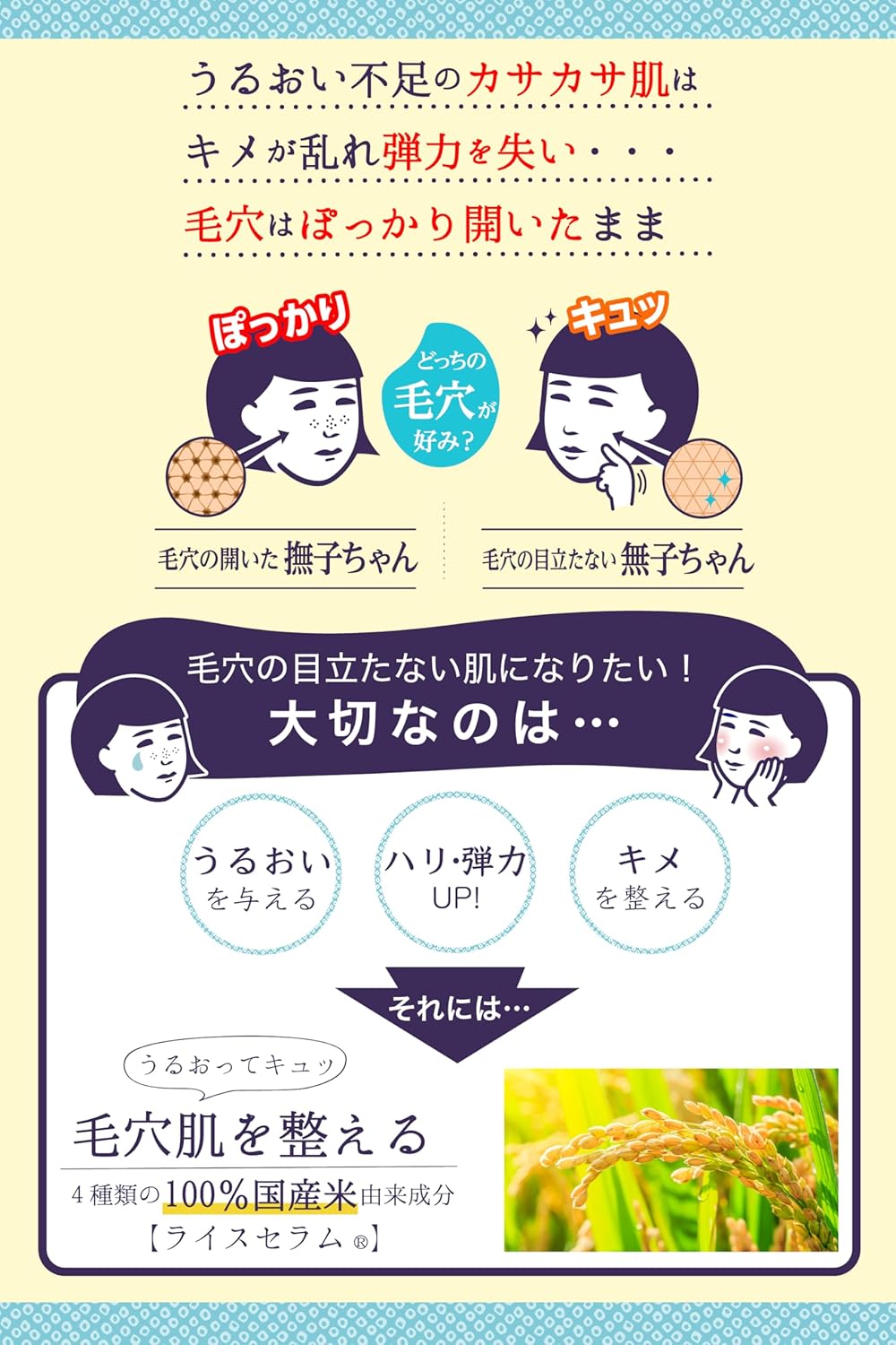 石澤研究所 毛穴撫子 日本米 精華保濕凝霜 30g