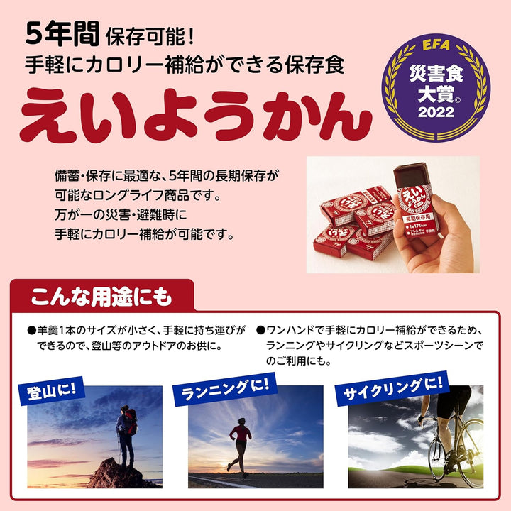 井村屋 五年保存期 防災羊羹 5入組