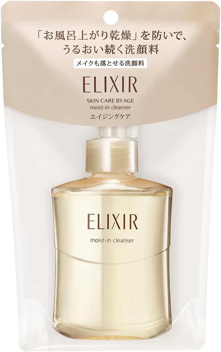 資生堂 ELIXIR 怡麗絲爾 彈潤鎖水雙效洗卸露 140mL