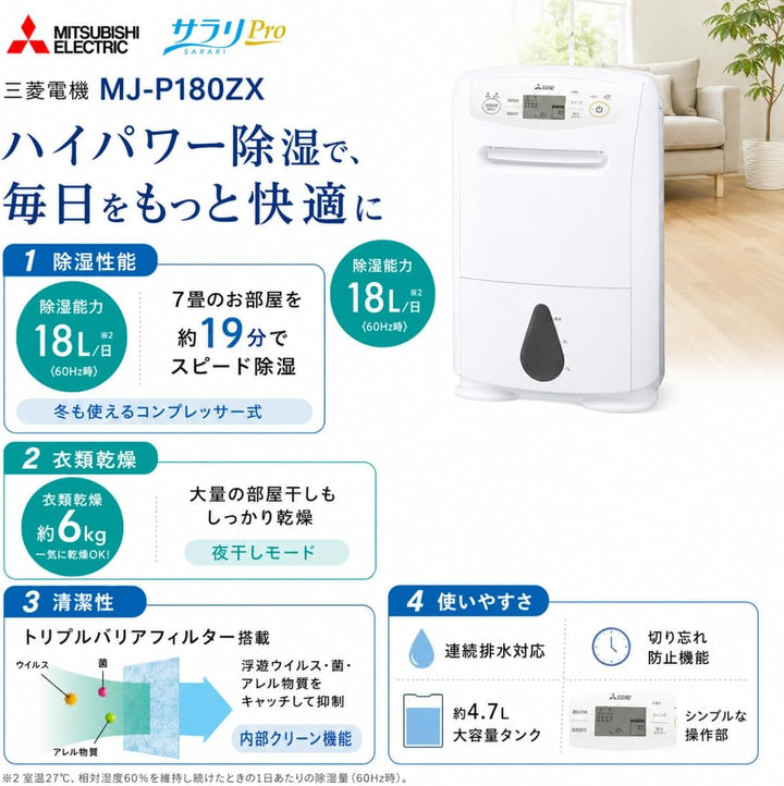MITSUBISHI 三菱 除濕機 MJ-PV250ZX MJ-P180ZX MJ-M120ZX