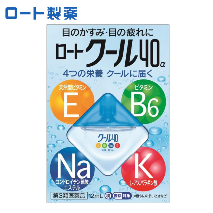 ROHTO 樂敦製藥 樂敦清涼40α眼藥水 12ml
