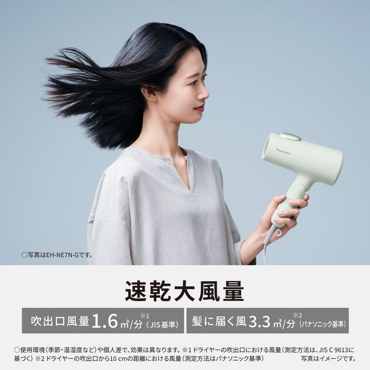 Panasonic 國際牌 EH-NE7N EH-NE7M 雙倍礦物負離子吹風機