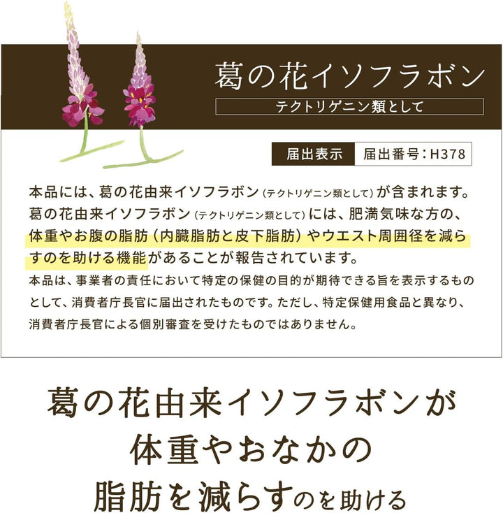 新谷酵素 葛花 30回分 90粒入