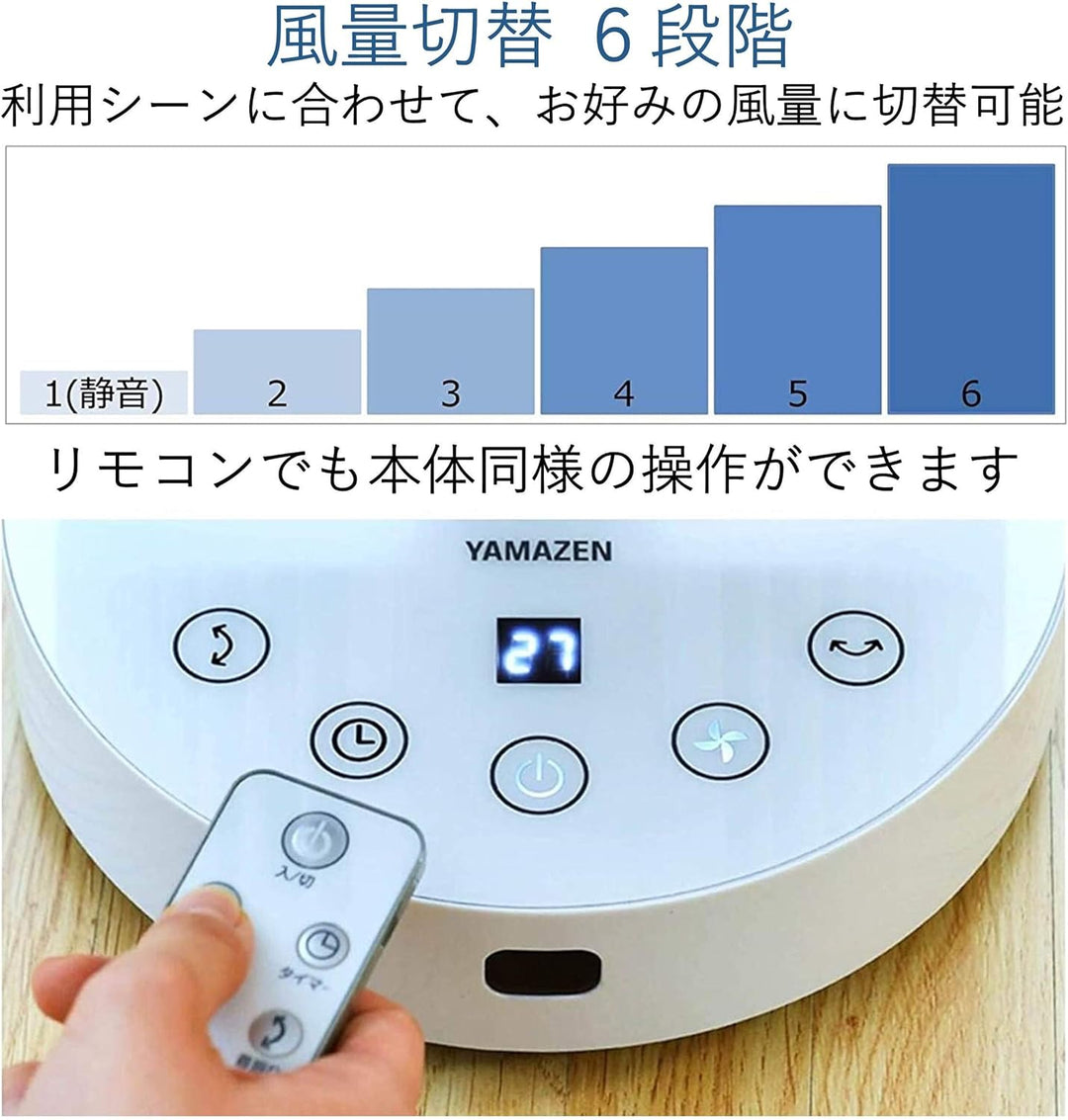 YAMAZEN 山善 10坪用循環扇 AAR-JSN15