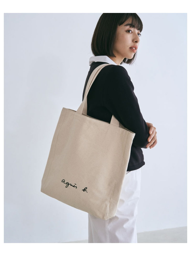 日本限定 agnès b logo 肩背包 GO03-08