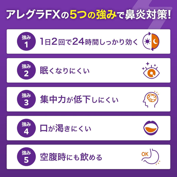 久光製薬 Allegra FX 過敏性鼻炎藥 28錠/56錠