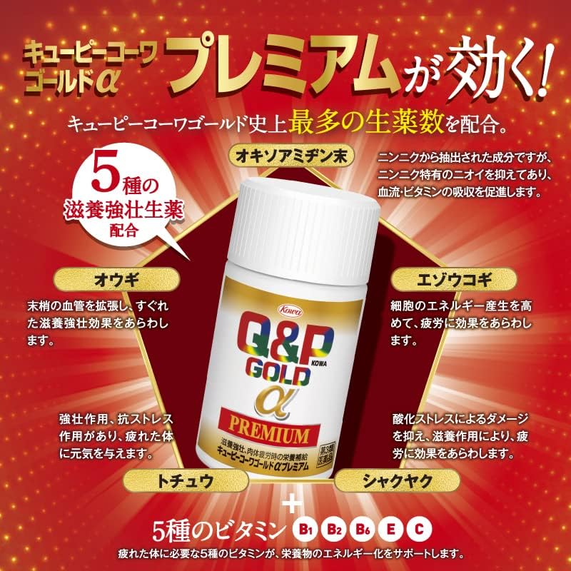 興和製藥 Q&P Kowa Gold α Premium B群營養錠