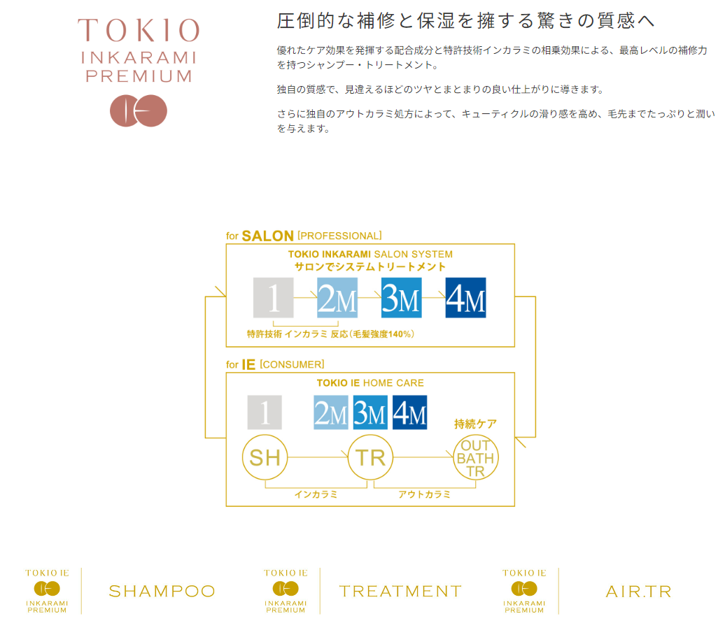 TOKIO IE Premium Limited 新版 金 洗護髮