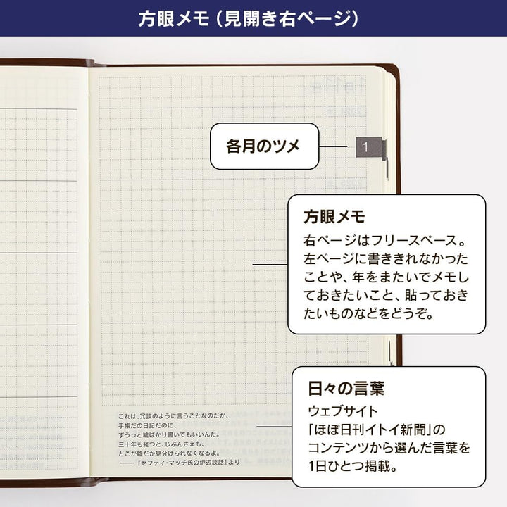 Hobonichi HOBO ほぼ日 5年手帳 2025~2029年