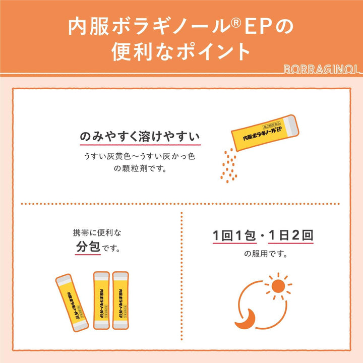 天藤製藥 內服 保能痔 Borraginol EP系列 痔瘡藥 16包入