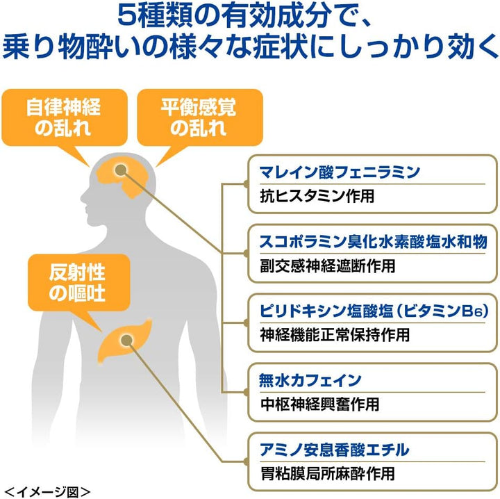 白兔牌 SS製藥 Aneron 成人暈車藥 10粒