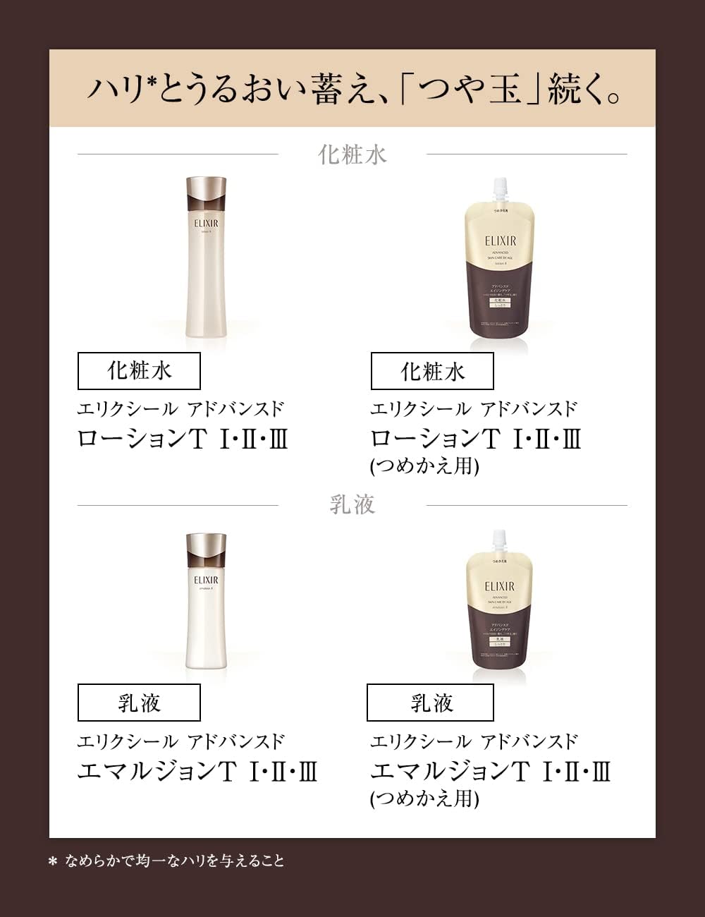 資生堂 ELIXIR 怡麗絲爾 基礎保養系列 奢潤進化柔膚水 柔膚乳