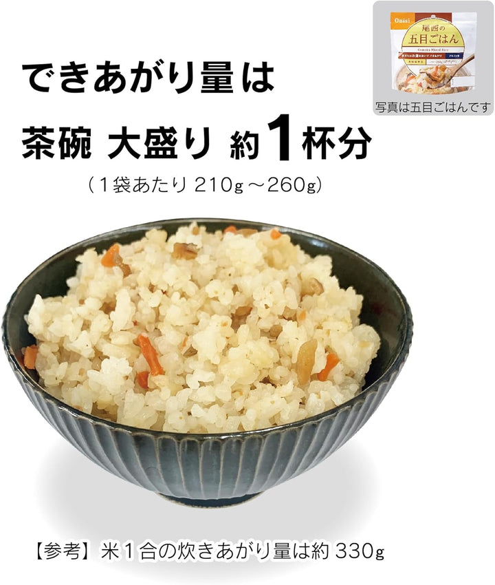 Onisi 尾西 即食飯 12種類