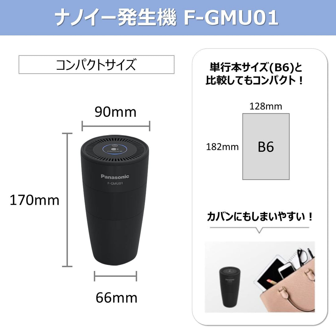 Panasonic 國際牌 F-GMU01 nanoeX 4.8兆 車用空氣清淨機