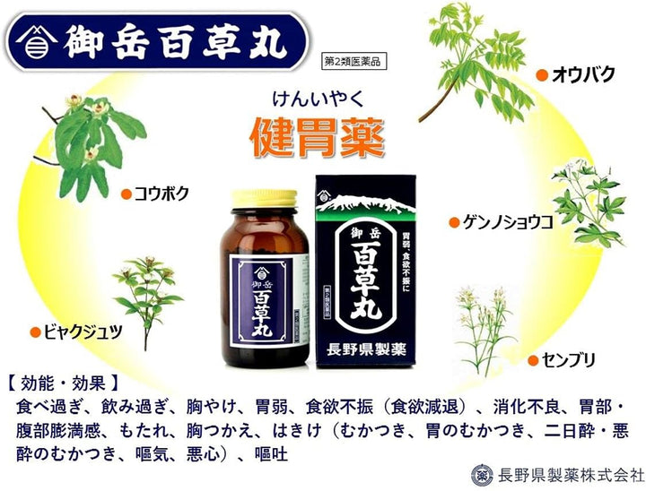 長野県製薬 御岳百草丸 罐裝