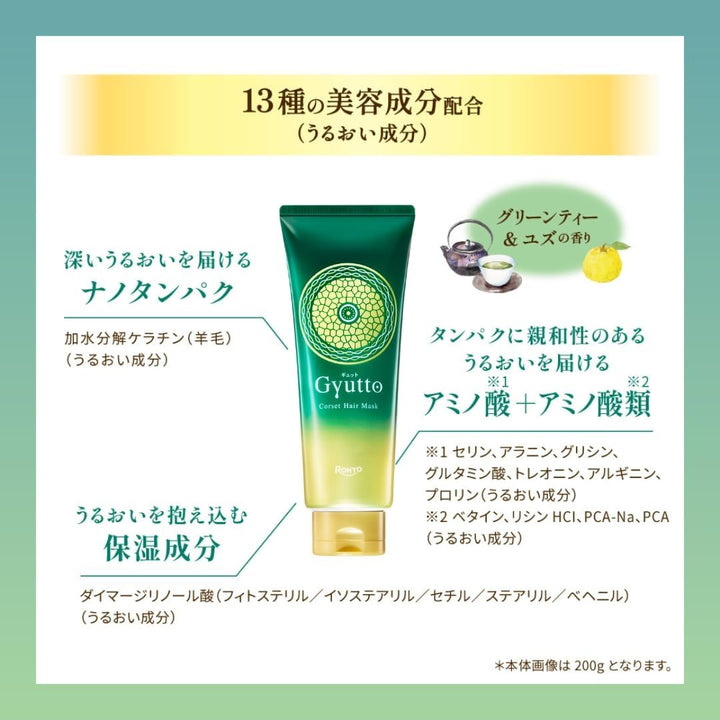 ROTHO 樂敦製藥 Gyutto 質感整形髮膜 200g
