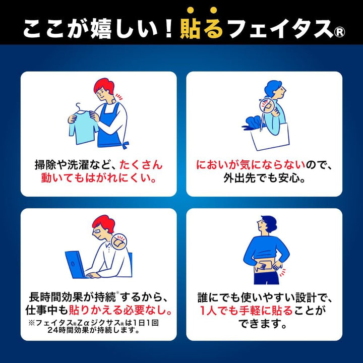 久光製藥 Feitas 5.0 冷感 溫感 痠痛貼布